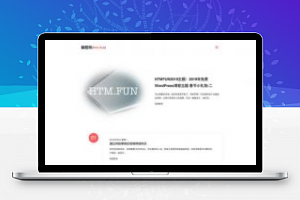 [整站源码]2020年WordPress博客主题简洁响应式HTM.FUN主题