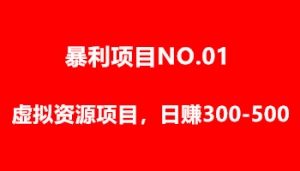 勇哥会员项目：自动收钱虚拟资源项目日赚500